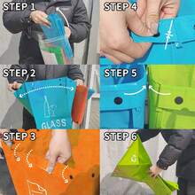 3pcs/1pc Set Reusable Polished Garbage Cans, Suitable For Bedroom, Kitchen, Office - Classic - View 6