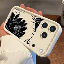 Lotus phone case suitable for  17 16 16E 15 14 13 12 11 Pro Max 17 Air 16 Plu silicone all inclusive protection anti slip and anti fall soft case - SKU2-loto - Ver 7