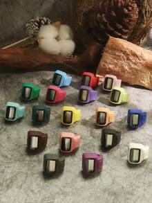 1pc/5pcs/10pcs New Tally Counter, Suitable For Valentine's Day, Ramadan, Christmas, Halloween, Holidays, Worship, Home Use, Stress Relief, Fitness, Yoga, Warehouse Counting, Wearable Finger Ring Counter. This Product Has Button Battery Power Source (Includes Pre-Installed Button Battery) - Multicolor - View 6