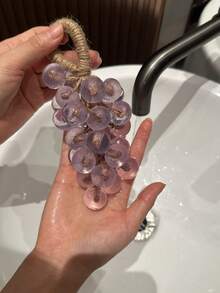 Grape-Shaped Handmade Soap (Rope Style) - DIY Decorative Grape Soap, Bath Soap, Scented Soap, 20 Grapes, Up To 200 Grams, Exquisite Packaging Design, Moisturizing And Cleansing, Long-Lasting Fragrance.  A ​​Perfect Choice For Bathroom Essentials, And Also A Beautiful And Creative Christmas Gift, Birthday Gift, Or Mother's Day Gift. - Fruit - View 14