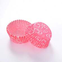 100/200/300PCS Valentine's Day Party Decoration Baking Paper Cupcake Cups Heart Design Greasproof Paper Muffin Cups Wedding Deco Cupcake Liners - Double Heart - View 13