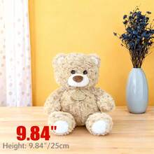 PlushFable 25cm/9.84in   Lovely Beige Brown Teddy Bear Plush Toys Stuffed Soft Animal Kawaii Dolls For Valentine Gift Birthday Gift Easter Gift,Teddy Bear,Teddy,Stuffed Animals,Premium Stuffed Animal,Sofa Decor Gift, Holiday,Small Teddy,Teddy Bear Plushie,Ternurines,Super Soft Stuffed Animal Beige Plush Toy Teddy Bear Teddies,Stuffed Animal,Toys,Plushie,Bear,Squishy - 棕色毛絨熊 - 查看 2
