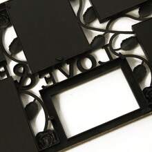 [8 Photo Frame] 8 Photo Multi Aperture Photo Frame | 27.6x13 Inch Collage Picture Wall Mounted Frame, Ideal As Gift For Friends - White - View 8