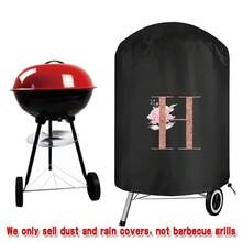 1 pieza Cubierta resistente para barbacoa, con impresión de letras en oro rosa, cubierta para parrilla de gas para cocinar al aire libre, adecuada para el hogar, caravana y accesorios de barbacoa. Protección resistente para cocinar al aire libre, utensilios de cocina y equipo de barbacoa, Día de la Mujer, artículos esenciales de viaje, recuerdos de boda, Y2k, dormitorio, accesorios de coche para mujeres, decoración de cocina, artículos del hogar - Negro - Ver 30