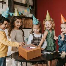 Cajas para pasteles con ventana, Cajas de panadería, Contenedor para pasteles, Chocolates, Galletas, Fiesta de cumpleaños, Boda - Plateado - Ver 2