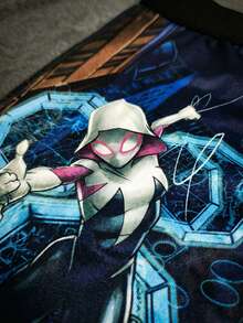 1-Piece MARVEL Vibrant Spider-Man Men's Boxer Briefs, Men's Underwear,Super Hero Cyberpunk Design - Super Soft, Breathable, Comfortable Fit Briefs With Spider-Man Gwen Design And White Suit Print, Perfect As Birthday/Christmas/Easter Gift, Holiday Gift, Durable Underwear, Multi-Pack Underwear, Everyday Use - Multicolor - View 4