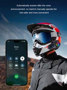 1/2pcs P30 Pro Motorcycle Helmet Bluetooth Headset Intercom Dual 500m Music Sharing Waterproof Stereo FM Radio Hands-Free Calling