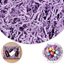 Shredded Paper For Gift Baskets, Crinkle Paper Filler 1/2LB (8 Oz) For Easter Basket Grass, Crinkle Cut Paper Shred For Birthdays, Weddings,Boxes Bags, Anniverss, Gift Wrapping,Lightpurple - 淺紫色 - 查看 3