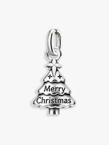 1pc 925 Sterling Silver Elegant Christmas Tree Pendant, Suitable For DIY Beading, Bracelet, Exquisite Gift, Pendant, Delicate Jewelry, Unisex - Style 4 - View 9