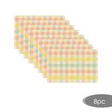 1/2/4/6/8pcs Set Colorful Plaid Placemats, Spring Easter Dining Table Decor, Summer Holiday Table Mats Suitable For Home Party, Kitchen Decoration - Multicolor - View 13