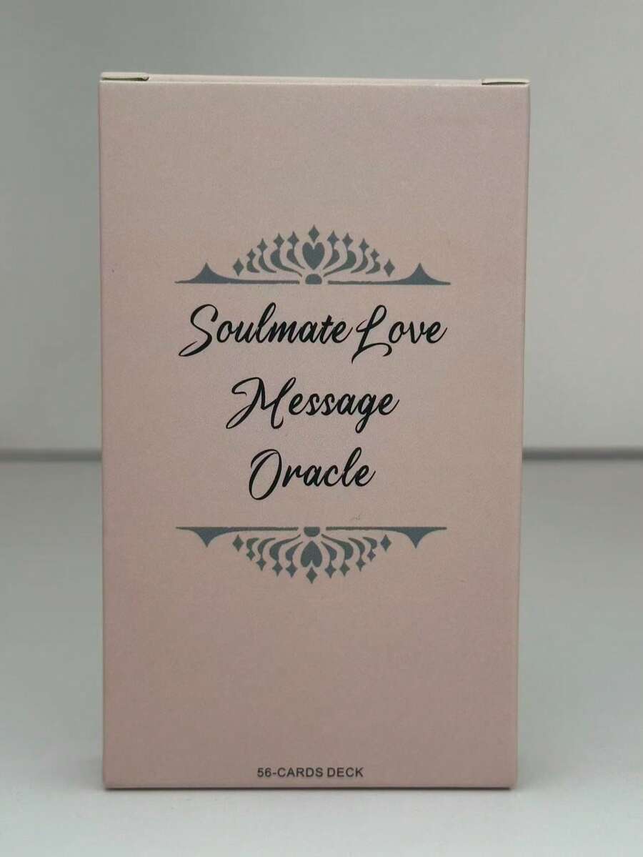 10.5x6.5cm Soulmate Love Message Oracle Cards, Accurate Divination And Simple Tarot Reading, Suitable For Beginners, Family Gatherings, Entertainment Games, Game Gifts, Card Games, Party Board Games, Couples & Friends Interactive Mini Games, Truth Or Dare Card Games, Leisure Games, Portable Cards, Friends Gathering Board Games, Holiday Travel Entertainment Games, Couples Card Games - Multicolor - View 1