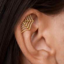 Unique Gothic Style Spider Web Earrings For Men And Women - 款1-KC金 - 查看 10