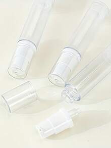 30/50/100ml Random Color Plastic Refillable Fine Mist Perfume Atomizer Spray Bottle For Travel Beauty Makeup, Travel Bottles Set Clear Plastic Spray Bottle, 1PC Small Refillable Bottle Empty Cosmetics Sample Container Portable Makeup Remover Water Bottle Travel Must-Have - Silver - View 5