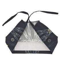 Gorra de trabajo negra, cmoda y transpirable para hombres y mujeres, larga estetica para la cabeza - Tallanica Da Vinci - Ver 8