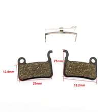 Juego de pastillas de freno de disco para bicicleta de alto rendimiento con pasadores y resortes de repuesto - Resistente al desgaste y silencioso - Multicolor - Ver 9