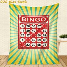 [Christmas]Fun Bingo-Themed Flannel Throw Blanket - Soft, Comfortable, And Stylish For Home, Camping, Sofa, Or Bedroom Decor - Perfect Birthday Or Holiday Gift, All-Season Design With Vibrant Yellow And Gre, Perfect Birthday Christmas Mother's Day Gift Size 70x140cm/27.56x55.12 InAll Season Flannel Blanket Skin-Friendly & LightweightAll Season Flannel Blanket Skin-Friendly & Lightweight - Nhiều màu - Xem 1
