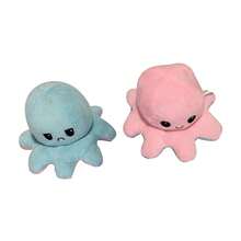 Reversible Double-Sided Plush Doll, Blue And Pink, 7.9 Inches - Multicolor - View 2