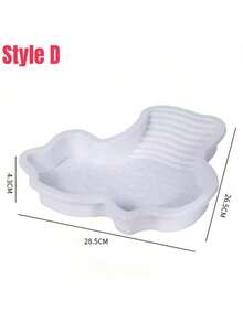 大型爬行动物浴盆，配有龟类和两栖动物配件，适用于龟、鬃狮蜥、狮身蜥、蜥蜴、青蛙、蛇和宫蝎（多种款式可选）。设计：河流造型爬行动物浴盆，边缘光滑圆润，浅水设计，不会伤害龟类。适用于爬行动物、陆龟、俄罗斯沙漠龟。 - 彩色 - 查看 5