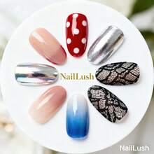 NailLush 10 PCS Handmade Duckbill Press-On Nails | Vibrant Coral Floral Rhinestone Nails With 3D Flower Designs, Bright & Sparkling Nail Art For Vibrant Sweet Daily Fashion Looks (Tool Kit Included) - Màu Cam san hô - Xem 7