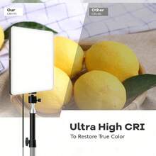 USB Photography Fill Light Set: Includes 43-Inch Adjustable Tripod And 10-Inch Square LED Video Light; 3 Adjustable Color Temperatures And Stepless Dimming; Suitable For Video Recording, Studio Photography, Video Conferencing, Selfies And Live Streaming; Comes With Phone Holder - A - View 4
