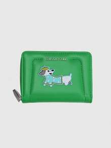 腊肠犬钱包，零钱包，卡通PU皮零钱包，对折短款卡包，零钱包，身份证卡套，多功能卡包，便携旅行卡槽，多隔层零钱包，适合日常通勤、出国旅行，可作为生日、情人节、母亲节、父亲节、护士节礼物，适合送给姐妹、闺蜜、伴侣 - 彩色 - 查看 14