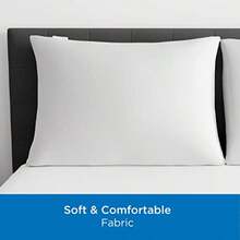Set Of 2 Standard/Queen AllerEase Pillow Protectors - Moisture Wicking Advanced Allergy Protection - Premium Polyester Zippered Protectors - Nhà vua - Xem 5