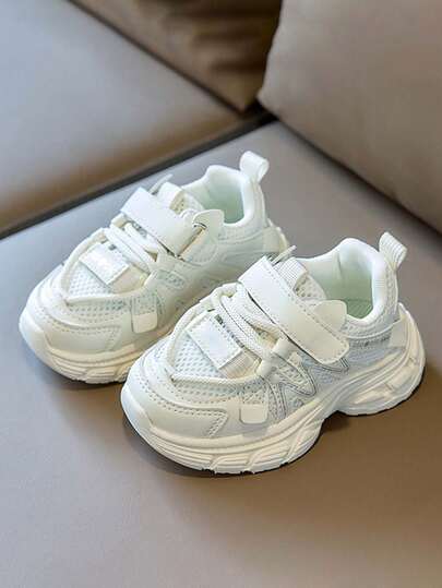 أحذية رياضية قابلة للتنفس للأطفال الجدد، تصميم بسحاب وحلقة، متعددة الألوان، مريحة ومتعددة الاستخدامات، أحذية مشي للأطفال الصغار مناسبة للربيع والخريف