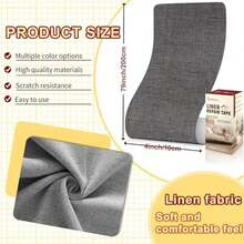 Fabric Repair Tape For Furniture, Curtains - Self Adhesive, Ideal For Couch Sofas, Headboards, Chairs, Pillows, White - As Pic - View 3