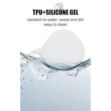 Gel Wrist Rest For ,Ergonomic Pad With Clear Cushioned Pa 1lm Rest,Gel  Pad With Wrist Support,Small Desk Mat,Office Desk Work Accessories For Women,Carpal Tunnel Relief (C-Clear) - C-Clear - 查看 6
