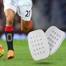 Breathable Football Shin Guards PP Material Durable Anti- Collision Soccer Sports Competition Unisex Fits Calf - Hard Shell With Ventilation Holes - View 2