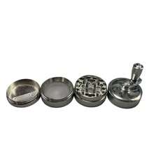 1个黑色扁平研磨器，手动便携式研磨器 - 彩色 - 查看 4