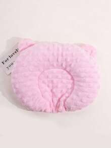 1个纯色毛绒圆点新生儿枕头，柔软透气，U型造型设计，适合0-6个月的宝宝睡眠，四季皆宜，旅行必备，是度假、母亲节、情人节、复活节的理想礼物。 - 彩色 - 查看 5