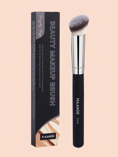 MAANGE 1/2支装多功能化妆刷套装，专业耐用化妆工具，包含遮瑕刷、细节刷、轮廓刷、鼻影刷、散粉刷、粉底刷、高光刷，适合日常面部彩妆，可涂抹液体、膏状或粉状化妆品，打造完美妆容。送给女性和女孩的礼物。