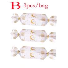 20个/包 月牙形黑色、金色、白色箔纸糖果礼盒，节日派对DIY烘焙饼干、糖果、巧克力包装纸盒套装 - 彩色 - 查看 10