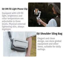 DJI OM SE Smartphone Gimbal Stabilizer | Smart Tracking 6.0 | Magnetic Quick Release | 8-Hour Battery Life For Content Creation | Smart Tracking For Parties & Travel | Foldable & Portable | Gesture Control Selfie, One-Click Share | Smart Stabilization | Vlogging Companion | Instant Landscape/Portrait Switch | Compact & Portable | Extendable Pole, Smart Tracking While Walking | Approx. 8-Hour Battery Life, Say Goodbye To Battery Anxiety - Black - View 6