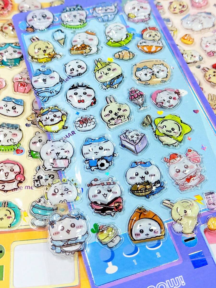 Cute Cartoon Phone DIY Stickers & Cards, Suitable For Decorating Notebooks, Guitars, Gifts For Friends & Family, Christmas Gifts, High-Value Cartoon Stickers Themed On Japanese Anime (Some Designs May Have Color Differences, Random Delivery)