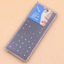 40pcs/Set 2mm Assorted Colorful Crystal Stainless Steel Nose Studs With Box