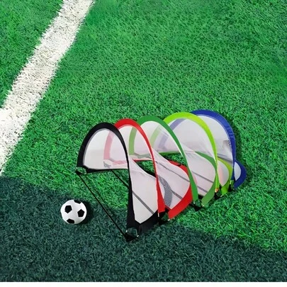Tragbares, faltbares Fußballtor-Netz mit Aufbewahrungstasche, geeignet für Indoor- & Outdoor-Training - Fußball-Zubehör für Zuhause