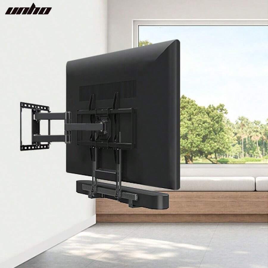 Solid Steel Soundbar Mount Adjustable Holders On TV Universal For   Onkyo - 如圖 - 查看 1