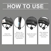 Reparación de arañazos en el cubo del automóvil negro, reparación de arañazos, limpieza de arañazos, reparación de reparación y reparación de pintura - 2 piezas - Ver 12