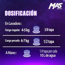 Oscura Detergente Líquido, 6.64L; Colores Oscuros Intensos con Efecto Suavizante (88 Cargas) para Ropa de Color Oscura y de Mexclilla.Cuida el Color y Conserva la Suavidad - Pero Frescura - Ver 8