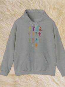 1 PcsFleece Sweatshirt,90s Graphic Classic Airbrush Illustration Retro BirthdayHoodies, Quality Hoodies, Machine Washable – Easy To Clean, Minimalist Design – Clean And Modern Look,Hoodies For Men And Women,Sudaderas Para Hombre,300g Cotton Casual Hoodies, Oversize Hooded SweatHoodies With Pockets,Graphic Hoodies,Fall And Winter Long Sleeve - Xám-6 - Xem 9