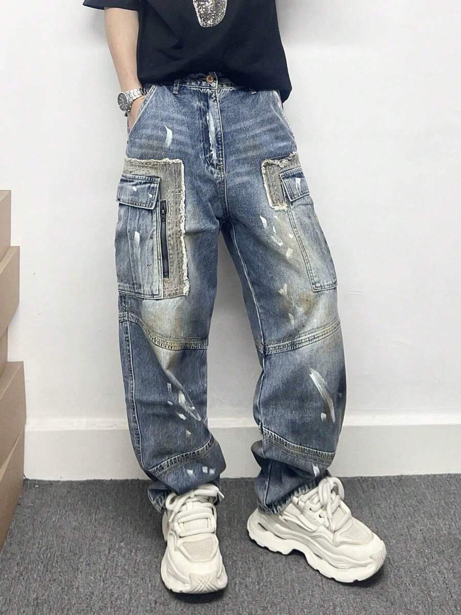 Men Jeans - Blue - View 1