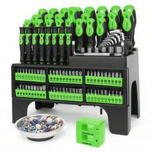 Amartisan 118pcs Magnetic Screwdriver Set With Plastic Racking For Home Repair DIY Craft - 118-piece(Yellow) - View 2