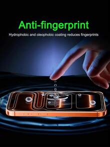 5pcs Tempered Glass Compatible With IPhone17 16 14 11 12 13 15 Pro Max Mini Screen Rotector Glass Waterproof Shockproof Anti-Fall Anti-Fall Scratch Resistant Anti-Fingerprint Full Cover