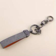 2pcs Swivel Clasps, Metal Lobster Claw Clasps With Keyring, For Keychain, DIY Crafts - Gun Black - View 6