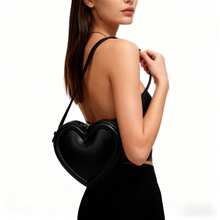 2026新款独特心形斜挎包，3D立体心形设计女士单肩包，适合派对、通勤、日常穿着 - 彩色 - 查看 6