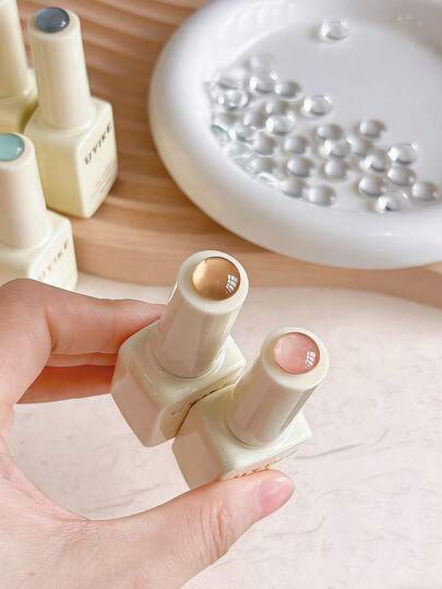 30pcs Transparent Jelly Color Nail Polish Display Card, High Transparency Round Nail Polish Swatch Sticker, Nail Art Practice Samples, Nail Salon Display Stand, Nail Art Tools