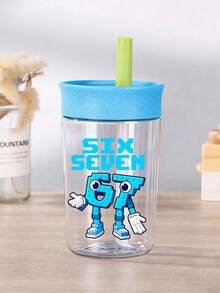 1个12盎司卡通塑料水瓶，配有67根吸管，防漏、耐热、轻便易携，适合背包、户外旅行，是送给家人朋友、女性的创意礼物，个性化趣味之选。 - 彩色 - 查看 11