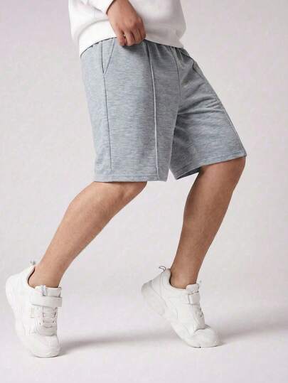 1pc Tween Boys Outdoor Sports Breathable Lightweight Casual Loose Shorts, Summer New Arrival